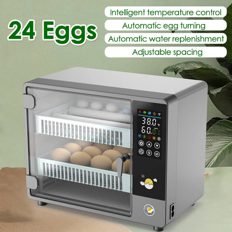 Quail Egg Incubator - Incubadora de ovos com giro automático,