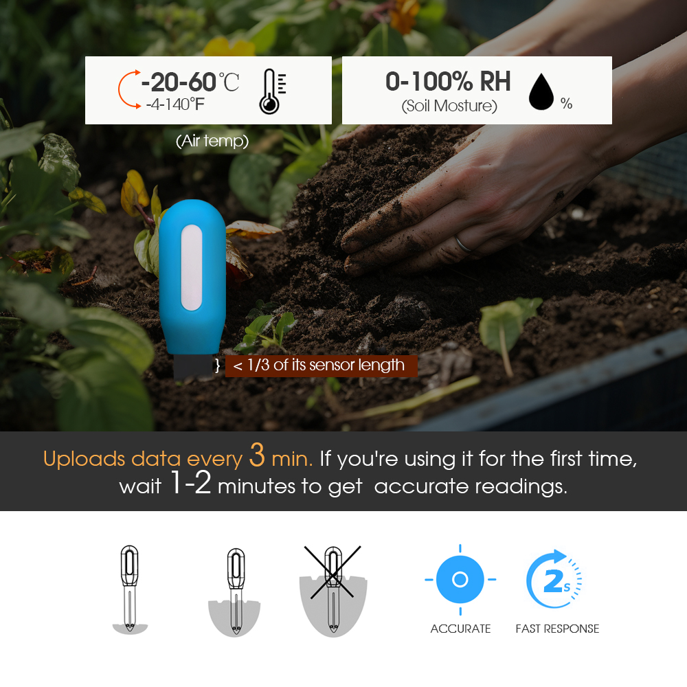 1 pçs tuya zigbee sensor de so - Soil Moisture Sensor avaliação e preço