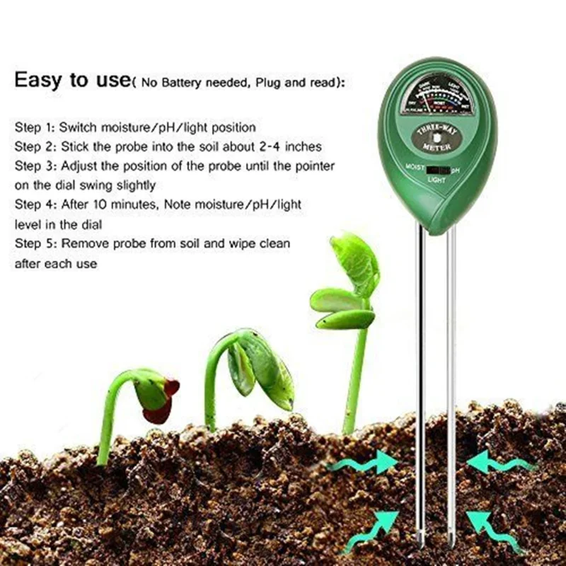 Jardim medidor de ph luz solar - Soil Moisture Sensor avaliação e preço